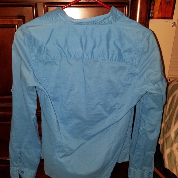 Blue button down shirt - Picture 2 of 2